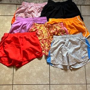 Nike dry fit youth girl shorts